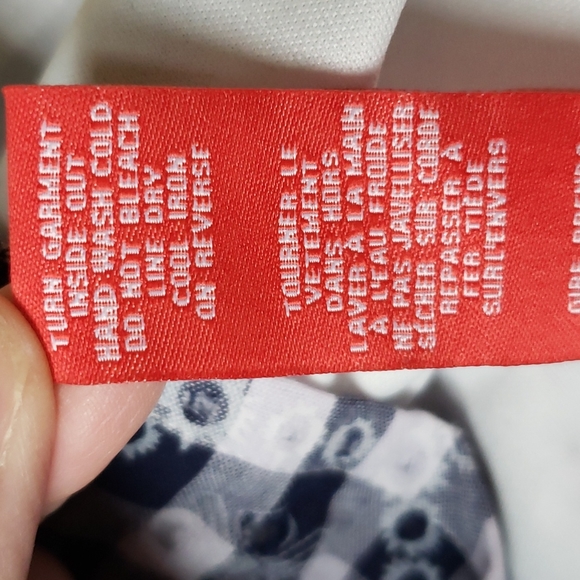 New Blue & White Gingham Midi Dress - Picture 10 of 12